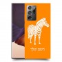 זברה כיסוי מגן קשיח בעיצוב אישי עם השם שלך ל Samsung Galaxy Note20 Ultra יחידה אחת סקרין מובייל