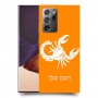 עקרב כיסוי מגן קשיח בעיצוב אישי עם השם שלך ל Samsung Galaxy Note20 Ultra יחידה אחת סקרין מובייל