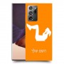 אימון ספורט - אישה כיסוי מגן קשיח בעיצוב אישי עם השם שלך ל Samsung Galaxy Note20 Ultra יחידה אחת סקרין מובייל