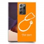רופא סטטוסקופ כיסוי מגן קשיח בעיצוב אישי עם השם שלך ל Samsung Galaxy Note20 Ultra יחידה אחת סקרין מובייל