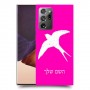 ציפור לבלוע כיסוי מגן קשיח בעיצוב אישי עם השם שלך ל Samsung Galaxy Note20 Ultra יחידה אחת סקרין מובייל