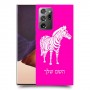 זברה כיסוי מגן קשיח בעיצוב אישי עם השם שלך ל Samsung Galaxy Note20 Ultra יחידה אחת סקרין מובייל