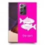 דגים כיסוי מגן קשיח בעיצוב אישי עם השם שלך ל Samsung Galaxy Note20 Ultra יחידה אחת סקרין מובייל