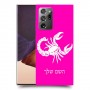 עקרב כיסוי מגן קשיח בעיצוב אישי עם השם שלך ל Samsung Galaxy Note20 Ultra יחידה אחת סקרין מובייל