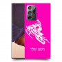 אופנוע שלג כיסוי מגן קשיח בעיצוב אישי עם השם שלך ל Samsung Galaxy Note20 Ultra יחידה אחת סקרין מובייל