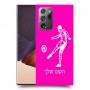 שחקן כדורגל כיסוי מגן קשיח בעיצוב אישי עם השם שלך ל Samsung Galaxy Note20 Ultra יחידה אחת סקרין מובייל