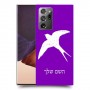 ציפור לבלוע כיסוי מגן קשיח בעיצוב אישי עם השם שלך ל Samsung Galaxy Note20 Ultra יחידה אחת סקרין מובייל