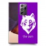 זאב כיסוי מגן קשיח בעיצוב אישי עם השם שלך ל Samsung Galaxy Note20 Ultra יחידה אחת סקרין מובייל
