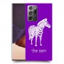 זברה כיסוי מגן קשיח בעיצוב אישי עם השם שלך ל Samsung Galaxy Note20 Ultra יחידה אחת סקרין מובייל
