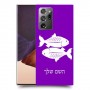 דגים כיסוי מגן קשיח בעיצוב אישי עם השם שלך ל Samsung Galaxy Note20 Ultra יחידה אחת סקרין מובייל