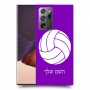כדורעף - כדור כיסוי מגן קשיח בעיצוב אישי עם השם שלך ל Samsung Galaxy Note20 Ultra יחידה אחת סקרין מובייל