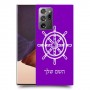 הגה - קפטן - ים כיסוי מגן קשיח בעיצוב אישי עם השם שלך ל Samsung Galaxy Note20 Ultra יחידה אחת סקרין מובייל