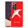 ציפור לבלוע כיסוי מגן קשיח בעיצוב אישי עם השם שלך ל Samsung Galaxy Note20 Ultra יחידה אחת סקרין מובייל