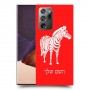 זברה כיסוי מגן קשיח בעיצוב אישי עם השם שלך ל Samsung Galaxy Note20 Ultra יחידה אחת סקרין מובייל