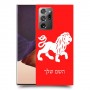 אריה כיסוי מגן קשיח בעיצוב אישי עם השם שלך ל Samsung Galaxy Note20 Ultra יחידה אחת סקרין מובייל