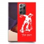 ילד סקייטבורד כיסוי מגן קשיח בעיצוב אישי עם השם שלך ל Samsung Galaxy Note20 Ultra יחידה אחת סקרין מובייל