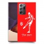 שחקן כדורגל כיסוי מגן קשיח בעיצוב אישי עם השם שלך ל Samsung Galaxy Note20 Ultra יחידה אחת סקרין מובייל