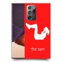 אימון ספורט - אישה כיסוי מגן קשיח בעיצוב אישי עם השם שלך ל Samsung Galaxy Note20 Ultra יחידה אחת סקרין מובייל