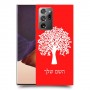 עץ כיסוי מגן קשיח בעיצוב אישי עם השם שלך ל Samsung Galaxy Note20 Ultra יחידה אחת סקרין מובייל