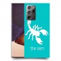עקרב כיסוי מגן קשיח בעיצוב אישי עם השם שלך ל Samsung Galaxy Note20 Ultra יחידה אחת סקרין מובייל