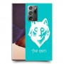 זאב כיסוי מגן קשיח בעיצוב אישי עם השם שלך ל Samsung Galaxy Note20 Ultra יחידה אחת סקרין מובייל
