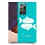 דגים כיסוי מגן קשיח בעיצוב אישי עם השם שלך ל Samsung Galaxy Note20 Ultra יחידה אחת סקרין מובייל