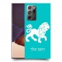 אריה כיסוי מגן קשיח בעיצוב אישי עם השם שלך ל Samsung Galaxy Note20 Ultra יחידה אחת סקרין מובייל