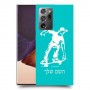 ילד סקייטבורד כיסוי מגן קשיח בעיצוב אישי עם השם שלך ל Samsung Galaxy Note20 Ultra יחידה אחת סקרין מובייל