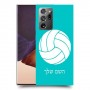 כדורעף - כדור כיסוי מגן קשיח בעיצוב אישי עם השם שלך ל Samsung Galaxy Note20 Ultra יחידה אחת סקרין מובייל
