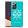 הגה - קפטן - ים כיסוי מגן קשיח בעיצוב אישי עם השם שלך ל Samsung Galaxy Note20 Ultra יחידה אחת סקרין מובייל