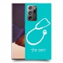רופא סטטוסקופ כיסוי מגן קשיח בעיצוב אישי עם השם שלך ל Samsung Galaxy Note20 Ultra יחידה אחת סקרין מובייל