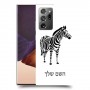 זברה כיסוי מגן קשיח בעיצוב אישי עם השם שלך ל Samsung Galaxy Note20 Ultra יחידה אחת סקרין מובייל