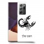 עקרב כיסוי מגן קשיח בעיצוב אישי עם השם שלך ל Samsung Galaxy Note20 Ultra יחידה אחת סקרין מובייל
