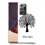 עץ כיסוי מגן קשיח בעיצוב אישי עם השם שלך ל Samsung Galaxy Note20 Ultra יחידה אחת סקרין מובייל