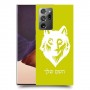 זאב כיסוי מגן קשיח בעיצוב אישי עם השם שלך ל Samsung Galaxy Note20 Ultra יחידה אחת סקרין מובייל