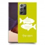 דגים כיסוי מגן קשיח בעיצוב אישי עם השם שלך ל Samsung Galaxy Note20 Ultra יחידה אחת סקרין מובייל