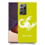 עקרב כיסוי מגן קשיח בעיצוב אישי עם השם שלך ל Samsung Galaxy Note20 Ultra יחידה אחת סקרין מובייל