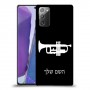 חצוצרה כיסוי מגן קשיח בעיצוב אישי עם השם שלך ל Samsung Galaxy Note20 יחידה אחת סקרין מובייל