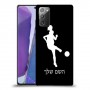כדורגל - אישה כיסוי מגן קשיח בעיצוב אישי עם השם שלך ל Samsung Galaxy Note20 יחידה אחת סקרין מובייל
