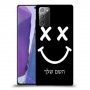 סמיילי כיסוי מגן קשיח בעיצוב אישי עם השם שלך ל Samsung Galaxy Note20 יחידה אחת סקרין מובייל