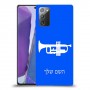 חצוצרה כיסוי מגן קשיח בעיצוב אישי עם השם שלך ל Samsung Galaxy Note20 יחידה אחת סקרין מובייל