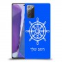 הגה - קפטן - ים כיסוי מגן קשיח בעיצוב אישי עם השם שלך ל Samsung Galaxy Note20 יחידה אחת סקרין מובייל