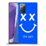 סמיילי כיסוי מגן קשיח בעיצוב אישי עם השם שלך ל Samsung Galaxy Note20 יחידה אחת סקרין מובייל