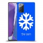 שלג כיסוי מגן קשיח בעיצוב אישי עם השם שלך ל Samsung Galaxy Note20 יחידה אחת סקרין מובייל