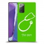 רופא סטטוסקופ כיסוי מגן קשיח בעיצוב אישי עם השם שלך ל Samsung Galaxy Note20 יחידה אחת סקרין מובייל