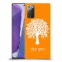 עץ כיסוי מגן קשיח בעיצוב אישי עם השם שלך ל Samsung Galaxy Note20 יחידה אחת סקרין מובייל