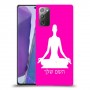 יוגה כיסוי מגן קשיח בעיצוב אישי עם השם שלך ל Samsung Galaxy Note20 יחידה אחת סקרין מובייל