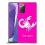 עקרב כיסוי מגן קשיח בעיצוב אישי עם השם שלך ל Samsung Galaxy Note20 יחידה אחת סקרין מובייל