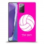 כדורעף - כדור כיסוי מגן קשיח בעיצוב אישי עם השם שלך ל Samsung Galaxy Note20 יחידה אחת סקרין מובייל