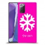 שלג כיסוי מגן קשיח בעיצוב אישי עם השם שלך ל Samsung Galaxy Note20 יחידה אחת סקרין מובייל